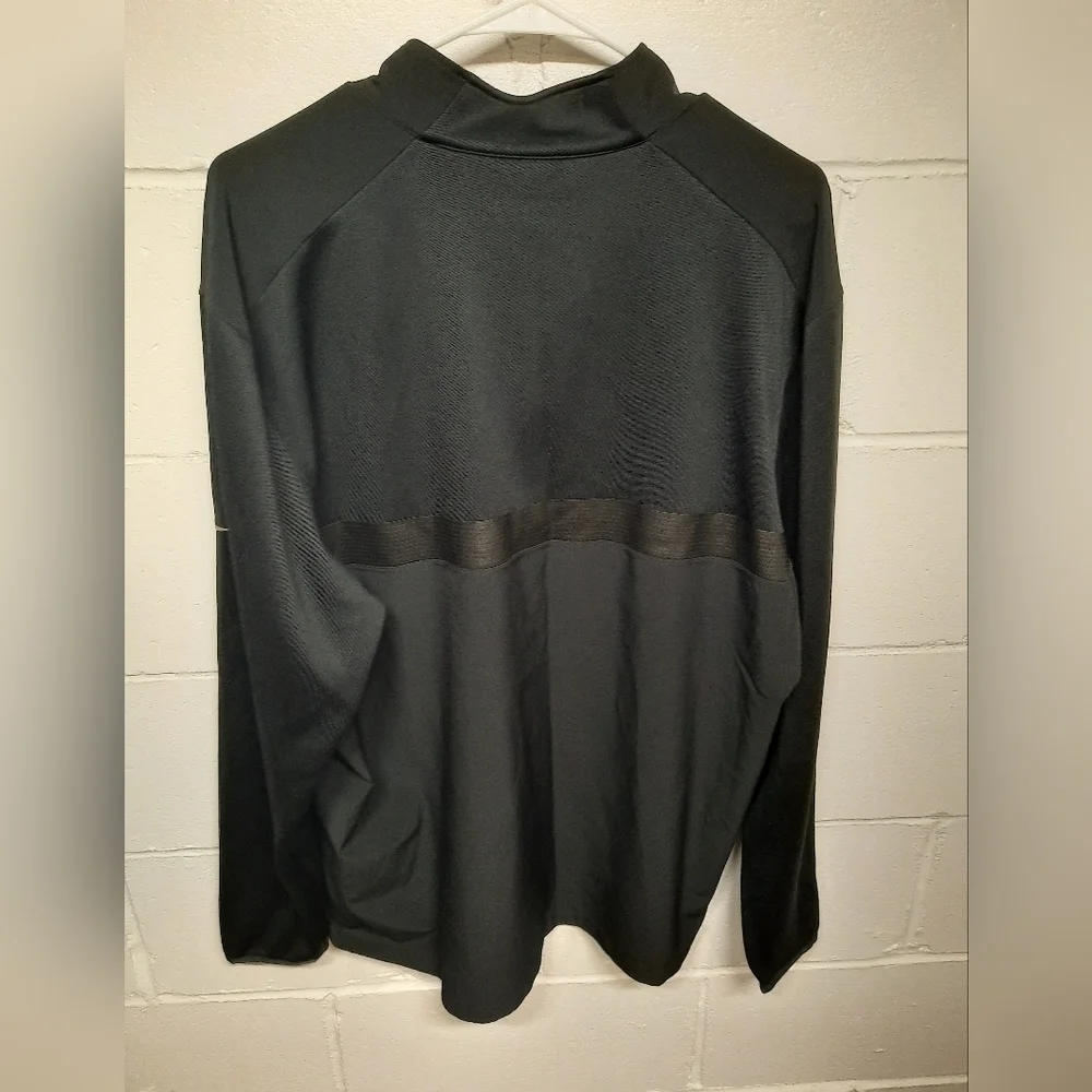 NIKE GOLF Dri-Fit Fabric Mix 1/2 Zip Long Sleeve cover Up